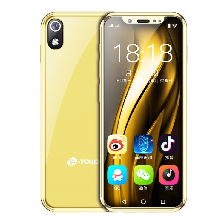 

K-TOUCH I9, 2GB+32GB, Face ID Identification, 3.5 inch MTK6739 Quad Core 2.4Ghz, Network: 4G, Dual SIM, Support Google Play(Gold)