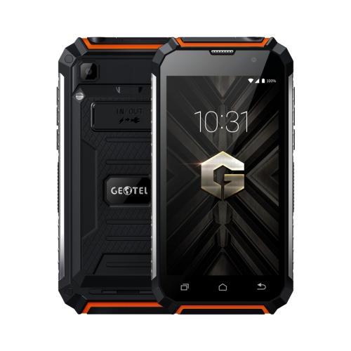 

Geotel G1, 2GB+16GB, Shockproof, 7500mAh Battery, 5.0 inch Android 7.0 MTK6580A Quad Core up to 1.3GHz, Network: 3G, Dual SIM(Orange)