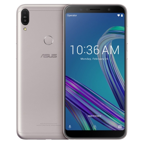

[HK Stock] ASUS ZenFone Max Pro ZB602KL, 4GB+64GB, Global Official Version, Dual Back Cameras, Face ID & Fingerprint Identification, 5000mAh Battery, 6.0 inch Android 8.1 Oreo Qualcomm Snapdragon 636 64-bit Octa-core, Network: 4G(Silver Grey)
