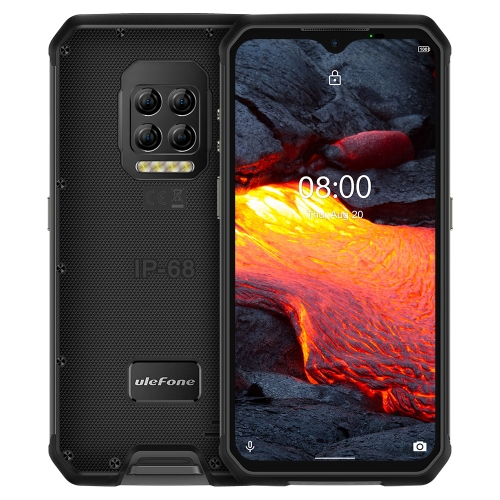 Ulefone Armor 9E Rugged Phone,  64MP Camera, 8GB+128GB, Quad Back Cameras, IP68/IP69K Waterproof Dustproof Shockproof, Face ID & Fingerprint Identification, 6600mAh Battery, 6.3 inch Android 10.0 Helio P90 MTK6779 Octa-core 64-bit up to 2.2GHz, Network: 4