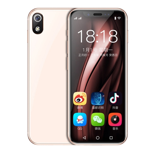 

K-TOUCH I9s, 1GB+16GB, Face ID Identification, 3.46 inch Android 6.0 MTK6580 Quad Core, Network: 3G, Dual SIM, Support Google Play(Rose Gold)