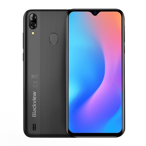 

[HK Warehouse] Blackview A60 Plus, 4GB+64GB, Face ID & Fingerprint Identification, 4080mAh Battery, 6.088 inch Android 10.0 MTK6761V/WB Quad Core up to 2.0GHz, Network: 4G, Dual SIM(Black)