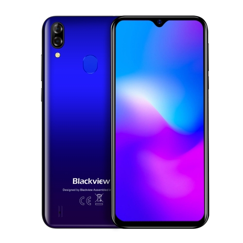 

[HK Warehouse] Blackview A60 Plus, 4GB+64GB, Face ID & Fingerprint Identification, 4080mAh Battery, 6.088 inch Android 10.0 MTK6761V/WB Quad Core up to 2.0GHz, Network: 4G, Dual SIM(Gradient Blue)