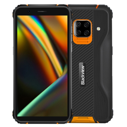 

[HK Warehouse] Blackview BV5100 Rugged Phone, 4GB+128GB, Quad Back Cameras, Waterproof Dustproof Shockproof, Fingerprint Identification, 5580mAh Battery, 5.7 inch Android 10.0 MTK6762V/WD Helio P22 Octa Core up to 1.8GHz, OTG, NFC, SOS, Network: 4G, Suppo