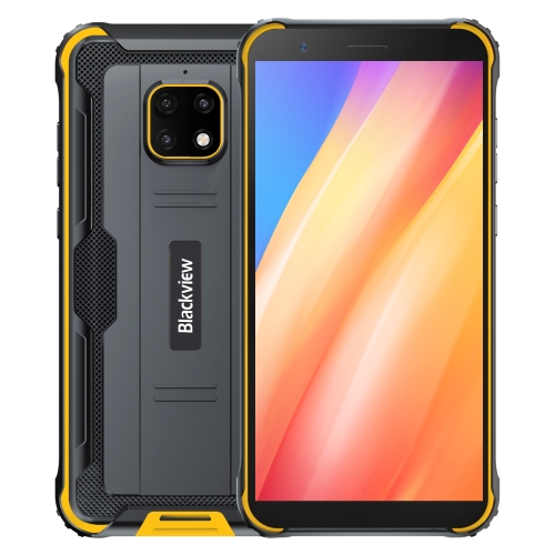 

[HK Warehouse] Blackview BV4900 Pro Rugged Phone, 4GB+64GB, Quad Back Cameras, Waterproof Dustproof Shockproof, 5580mAh Battery, 5.7 inch Android 10.0 MTK6762V/WD Helio P22 Octa Core up to 2.0GHz, OTG, NFC,Network: 4G(Yellow)