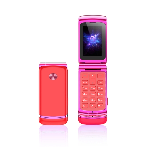 

ULCOOL F1 Super Mini Flip Phone, 1.08 inch, MTK6261D, Support Bluetooth, Anti-lost, GSM (Red)