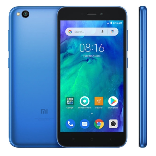 

[HK Stock] Xiaomi Redmi Go, 1GB+16GB, Global Official Version, 5.0 inch Android 8.1 Oreo Go Qualcomm Snapdragon 425 Quad Core up to 1.4GHz, Network: 4G, Dual SIM (Blue)
