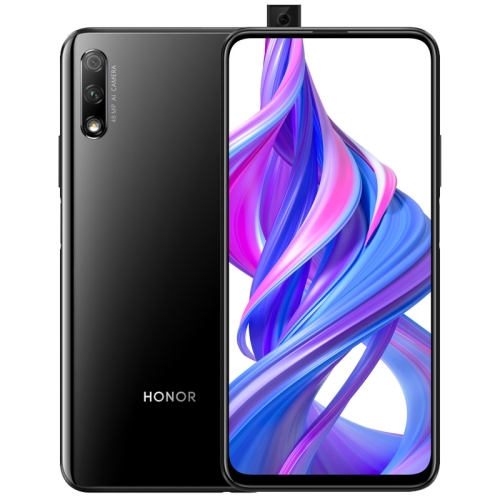 

Huawei Honor 9X, 48MP Camera, 4GB+64GB, China Version, Dual Back Cameras + Lifting Front Camera, 4000mAh Battery, Fingerprint Identification, 6.59 inch Android 9.0 Hisilicon Kirin 810 Octa Core up to 2.27GHz, Network: 4G, OTG, Not Support Google Play (Bla