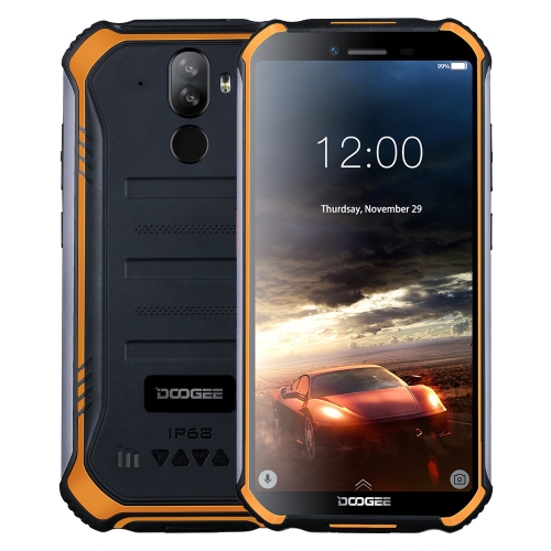 

[HK Warehouse] DOOGEE S40 Lite Rugged Phone, 2GB+16GB, IP68/IP69K Waterproof Dustproof Shockproof, MIL-STD-810G, 4650mAh Battery, Dual Back Cameras, Face & Fingerprint Identification, 5.5 inch Android 9.0 Pie MTK6580 Quad Core up to 1.3GHz, Network: 3G(Or