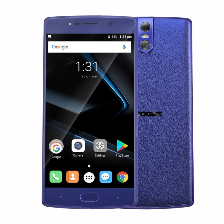 

[HK Stock] DOOGEE BL7000, 4GB+64GB, Dual Back Cameras, DTouch Fingerprint, 7060mAh Battery, 5.5 inch Android 7.0 MTK6750T Octa Core up to 1.5GHz, Network: 4G, OTG, OTA, Dual SIM(Blue)