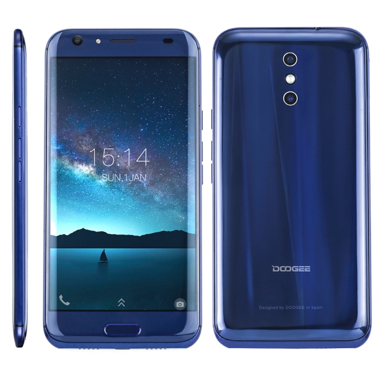 

[HK Stock] DOOGEE BL5000, 4GB+64GB, Dual Back Cameras, DTouch Fingerprint, 5050mAh Battery, 5.5 inch 8 Side 3D Curves Android 7.0 MTK6750T Octa Core up to 1.5GHz, Network: 4G, OTG, OTA, Dual SIM(Blue)