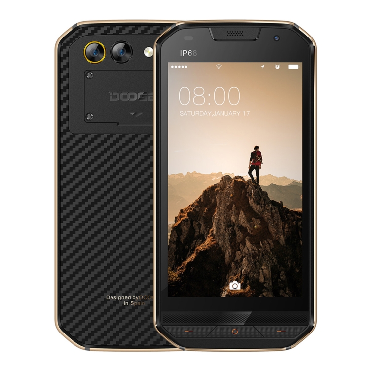

[HK Stock] DOOGEE S30 Triple Proofing Phone, 2GB+16GB, IP68 Waterproof Dustproof Shockproof, Fingerprint Identification, 5.0 inch Android 7.0 MTK6737V Quad Core up to 1.3GHz, Network: 4G, Dual SIM(Gold)