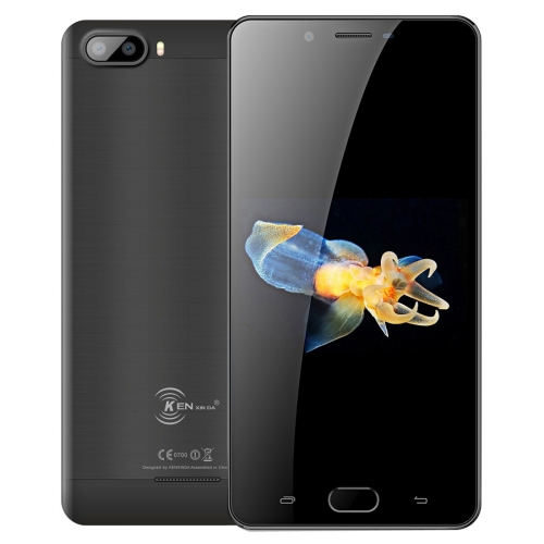 

[HK Stock] KEN XIN DA S9, 2GB+16GB, Dual Back Cameras, Fingerprint Identification, 5000mAh Battery, 5.5 inch Android 7.0 MTK6737 Quad Core up to 1.3GHz, Network: 4G, Dual SIM(Black)