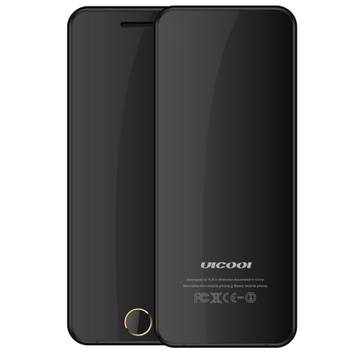 

ULCOOL V66 Card Mobile Phone, 2.0 inch, SC6531CA, Support Bluetooth, FM, LBS Position, Anti-lost, GSM, Dual SIM(Black)
