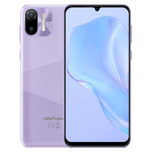 [HK Warehouse] Ulefone Note 6P, 2GB+32GB, Face ID Identification, 6.1 inch Android 11 GO SC9863A Octa-core up to 1.6GHz, Network: 4G, Dual SIM(Purple)