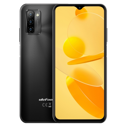 [HK Warehouse] Ulefone Note 12P, 4GB+64GB, Triple Back Cameras, 7700mAh Battery, Face ID & Fingerprint Identification, 6.82 inch Android 11 SC9863A Octa Core up to 1.6GHz, Network: 4G, Dual SIM, OTG (Black)