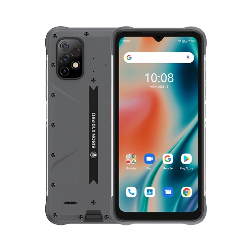 

[HK Warehouse] UMIDIGI BISON X10 Pro Rugged Phone, Non-contact Infrared Thermometer, 6GB+128GB, IP68/IP69K Waterproof Dustproof Shockproof, Triple Back Cameras, 6150mAh Battery, Side Fingerprint Identification, 6.53 inch Android 11 MTK Helio P60 Octa Core