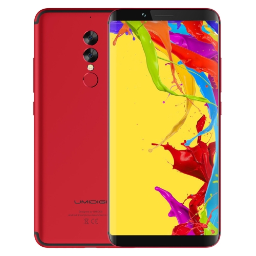 

[HK Stock] UMIDIGI S2 Lite, 4GB+32GB, Dual Back Cameras, Face & Fingerprint Identification, 5100mAh Battery, 6.0 inch Screen Android 7.0 MTK6750T Octa Core 64-bit up to 1.5GHz, Network: 4G(Red)