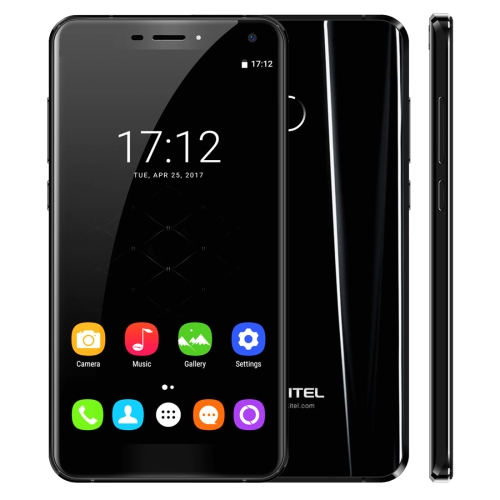 

OUKITEL U11 Plus, 4GB+64GB, 16MP Front + Back Cameras, Fingerprint Identification, 5.7 inch 2.5D Curved Screen Android 7.0 MTK6750T Octa Core up to 1.5GHz, Network: 4G, Dual SIM, GPS, OTA, FM(Jet Black)