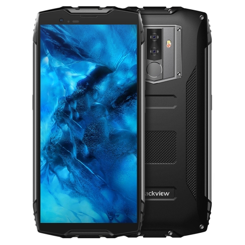 

[HK Stock] Blackview BV6800 Pro Rugged Phone, 4GB+64GB, IP68 Waterproof Dustproof Shockproof, 6580mAh Battery, Face ID & Fingerprint Identification, 5.7 inch Android 8.0 MTK6750T Octa Core up to 1.5GHz, NFC, Wireless Charging, Network: 4G(Black)