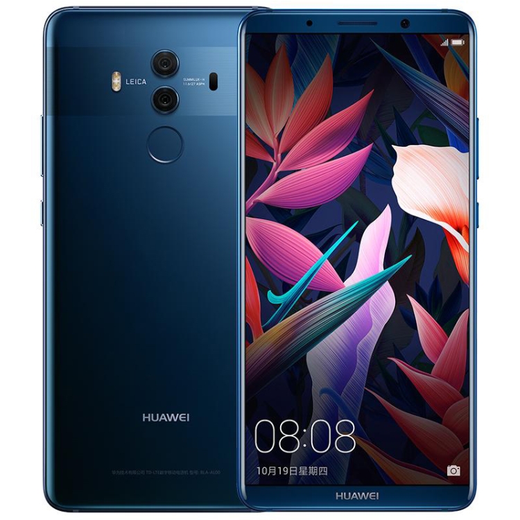

Huawei Mate 10 Pro BLA-AL00, 6GB+64GB, Dual Back Cameras, Fingerprint Identification, 6.0 inch EMUI 8.0 (Android 8.0) Hisilicon Kirin 970 Octa Core + i7 up to 2.36GHz, Network: 4G, OTG, NFC(Blue)