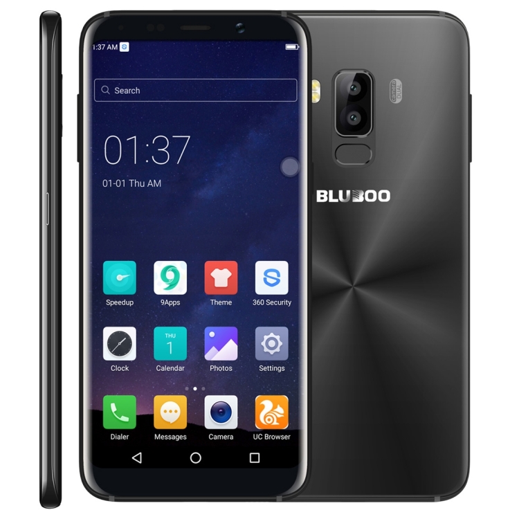 

[HK Stock] BLUBOO S8, 3GB+32GB, Dual Rear Cameras, Fingerprint Identification, 5.7 inch Android 7.0 MTK6750T Octa Core up to 1.5GHz, Network: 4G, Dual SIM(Black)