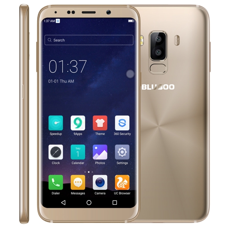 

[HK Stock] BLUBOO S8, 3GB+32GB, Dual Rear Cameras, Fingerprint Identification, 5.7 inch Android 7.0 MTK6750T Octa Core up to 1.5GHz, Network: 4G, Dual SIM(Gold)