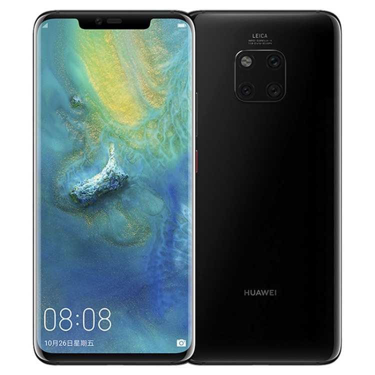 

Huawei Mate 20 Pro, 6GB+128GB, China Version, Triple Back Cameras, 4200mAh Battery, 3D Face Identification, 6.39 inch EMUI9.0.0 (Android 9.0) HUAWEI Kirin 980 Octa Core, 2 x Cortex A76 2.6GHz+ 2 x Cortex A76 1.92GHz + 4 x Cortex A55 1.8GHz, Network: 4G, O