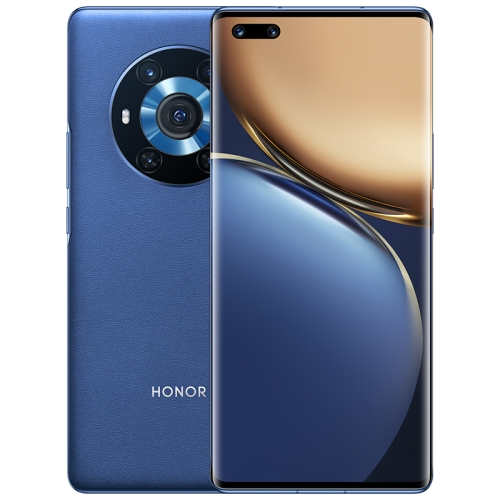 

Honor Magic3 5G ELZ-AN00, 8GB+128GB, China Version, Triple Back Cameras, Screen Fingerprint Identification, 4600mAh Battery, 6.76 inch Magic UI 5.0 (Android 11) Snapdragon 888 Octa Core up to 2.84GHz, Network: 5G, OTG, NFC, Not Support Google Play(Blue)