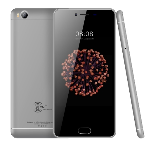 

[HK Stock] KEN XIN DA V7, 2GB+16GB, Fingerprint Identification, 5.0 inch Android 6.0 MTK6735 Quad Core up to 1.5GHz, Network: 4G, Dual SIM (Grey)