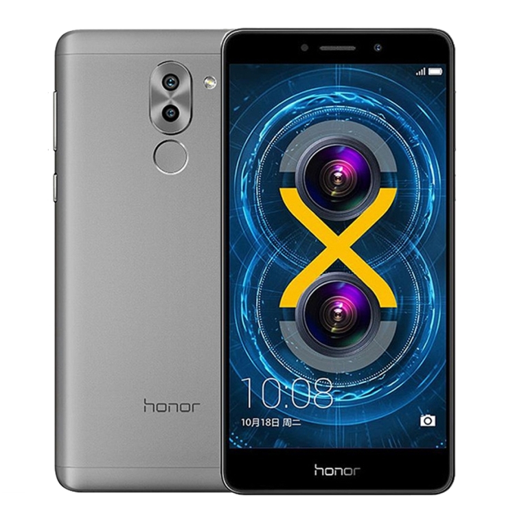 

[HK Stock] Huawei Honor 6X, 3GB+32GB, European Version, Fingerprint Identification, 8MP Front Camera + Dual Rear Camera(12MP + 2MP), Dual SIM, 5.5 inch IPS Screen, Android 6.0 OS, Kirin 655 Octa Core 2.1GHz, Support WLAN, 128GB Micro SD Card, Network: 4G(