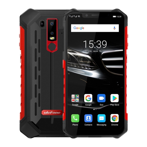 

[HK Warehouse] Ulefone Armor 6E Rugged Phone, Dual 4G & VoLTE, 4GB+64GB, IP68/IP69K Waterproof Dustproof Shockproof, Face ID & Fingerprint Identification, 5000mAh Battery, 6.2 inch Android 9.0 Helio P70 (MKT6771T) Octa-core 64-bit up to 2.1GHz, Network: 4