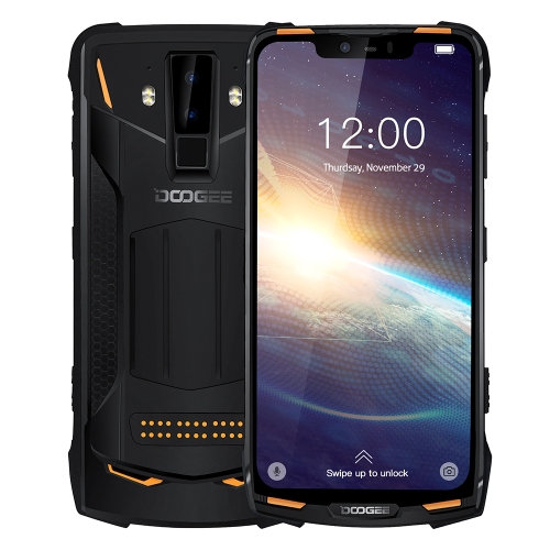 

[HK Stock] DOOGEE S90 Pro Rugged Phone, 6GB+128GB, IP68/IP69K Waterproof Dustproof Shockproof, Dual Back Cameras, 5050mAh Battery, Face ID & DTouch Fingerprint, 6.18 inch Screen Android 9.0 MTK6771T Helio P70 Octa Core up to 2.0GHz, Network: 4G, NFC, OTG,