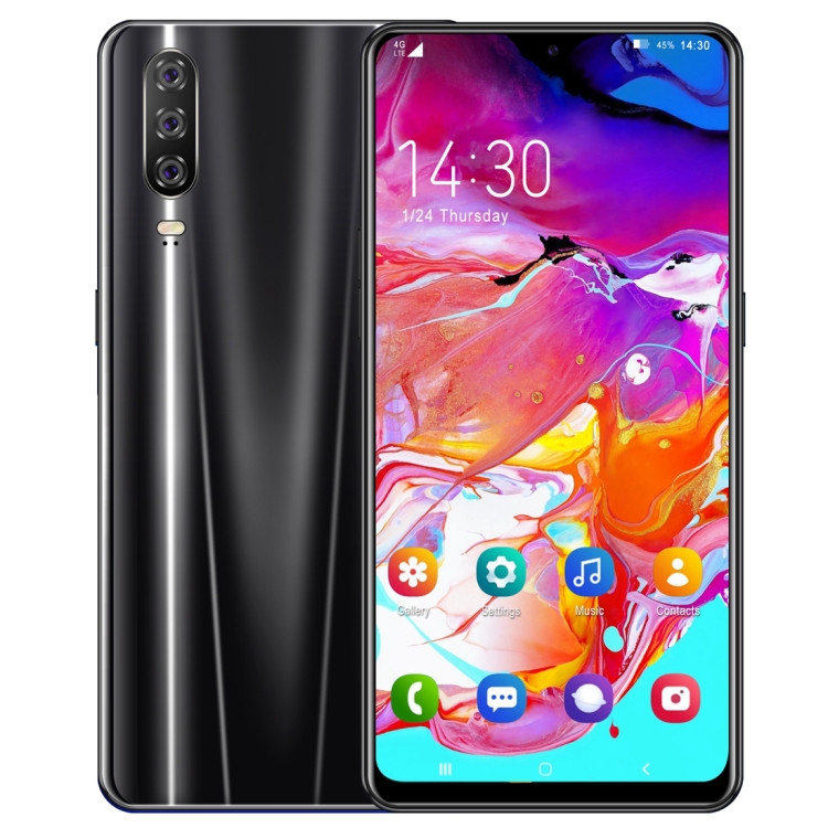 

A70, 1GB+16GB, Face Identification, 6.3 inch Drop-notch Screen Android 6.0 MTK6580P Quad Core, Network: 3G (Black)