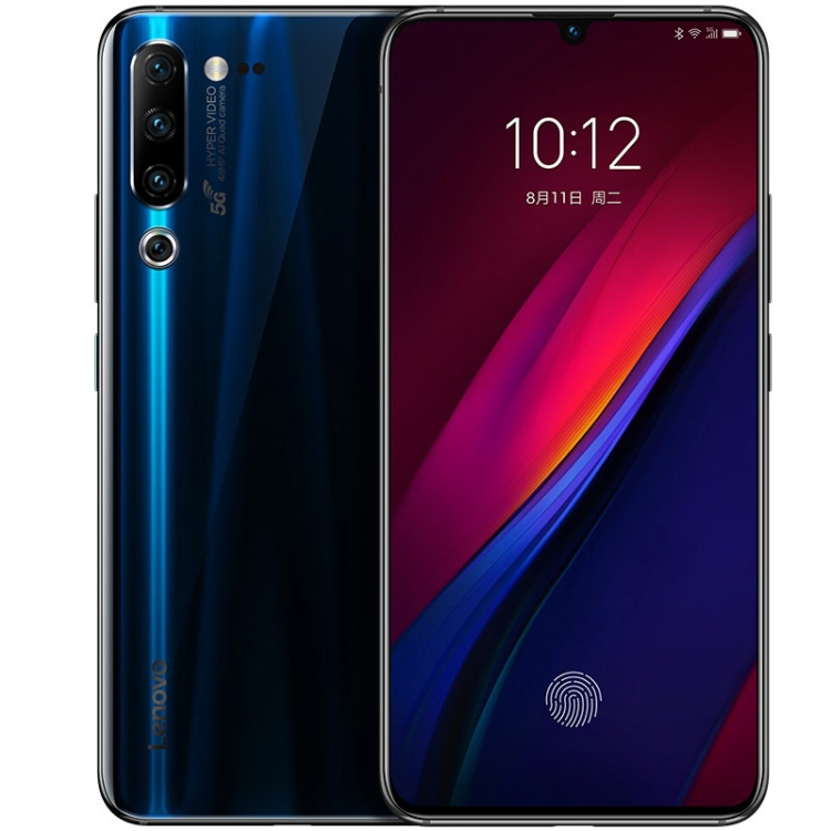 

[HK Stock] Lenovo Z6 Pro 5G, Quad Back Cameras, 8GB+256GB, 4000mAh Battery, In-screen Fingerprint Identification, 6.39 inch ZUI 11 (Android P) Qualcomm Snapdragon 855 Octa Core, Network: 5G(Dark Blue)