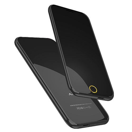 

Ancia T8 Card Mobile Phone, 1.54 inch, SC6531DA, Touch Keys, Bluetooth, TF, FM, Anti-lost, MP3, GSM, Dual SIM (Black)