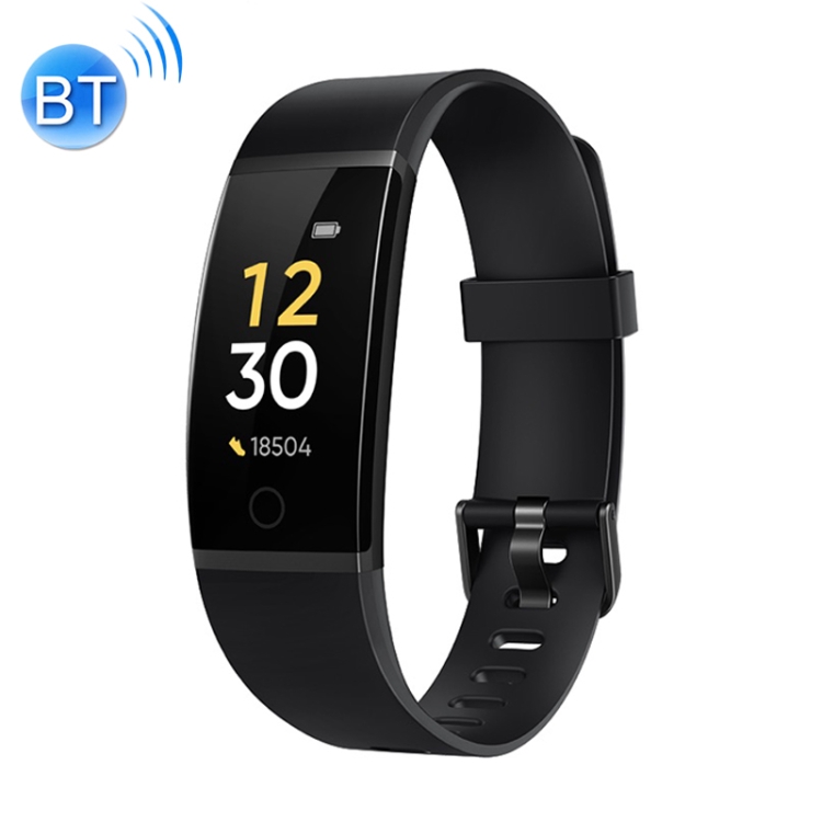 

[HK Warehouse] Realme Band 0.96 inch Color Screen IP68 Waterproof Smart Wristband Bracelet, Support Real-time Heart Rate Monitor & Intelligent Tracker & Sleep Quality Monitor & USB Direct Charge(Black)