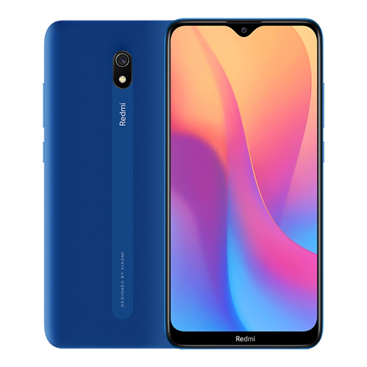 

Xiaomi Redmi 8A, 4GB+64GB, Face Identification, 5000mAh Battery, 6.22 inch Dot Notch Screen MIUI 10.0 Qualcomm Snapdragon 439 Octa-core up to 2.0GHz, Network: 4G(Blue)