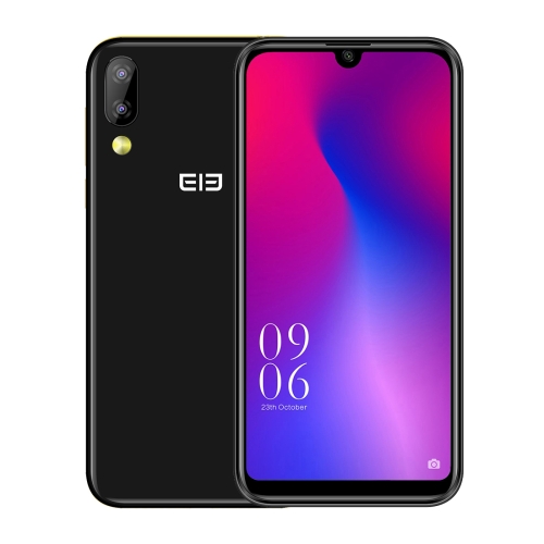 

[HK Stock] ELEPHONE A6 mini, 4GB+32GB, Dual Back Cameras, Face ID & Fingerprint Identification, 5.71 inch Waterdrop Screen Android 9.0 MTK6761 Quad Core up to 2.0GHz, Network: 4G, OTG(Black)
