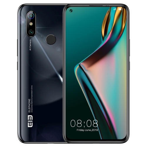 

[HK Warehouse] ELEPHONE U3H / E6006, 48MP Camera, 6GB+128GB, Dual Back Cameras, Fingerprint Identification, 6.53 inch Punch-hole Screen Android 9.0 MTK6771T Helio P70 Octa Core up to 2.0GHz, Network: 4G, OTG(Black)