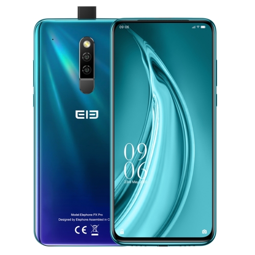 

[HK Warehouse] ELEPHONE PX Pro / EP7008, 48MP Camera, 4GB+128GB, Dual Back Cameras + Pop-up Front Camera, Fingerprint Identification, 6.53 inch Android 10.0 MTK6771T Helio P70 Octa Core up to 2.0GHz, Network: 4G, OTG, NFC(Green)