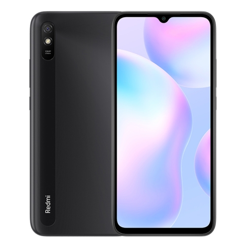 Xiaomi Redmi 9A, 4GB+64GB, 5000mAh Battery, Face Identification, 6.53 inch MIUI 12 MTK Helio G25 Octa Core up to 2.0GHz, Network: 4G, Dual SIM, Not Support Google Play (Black)