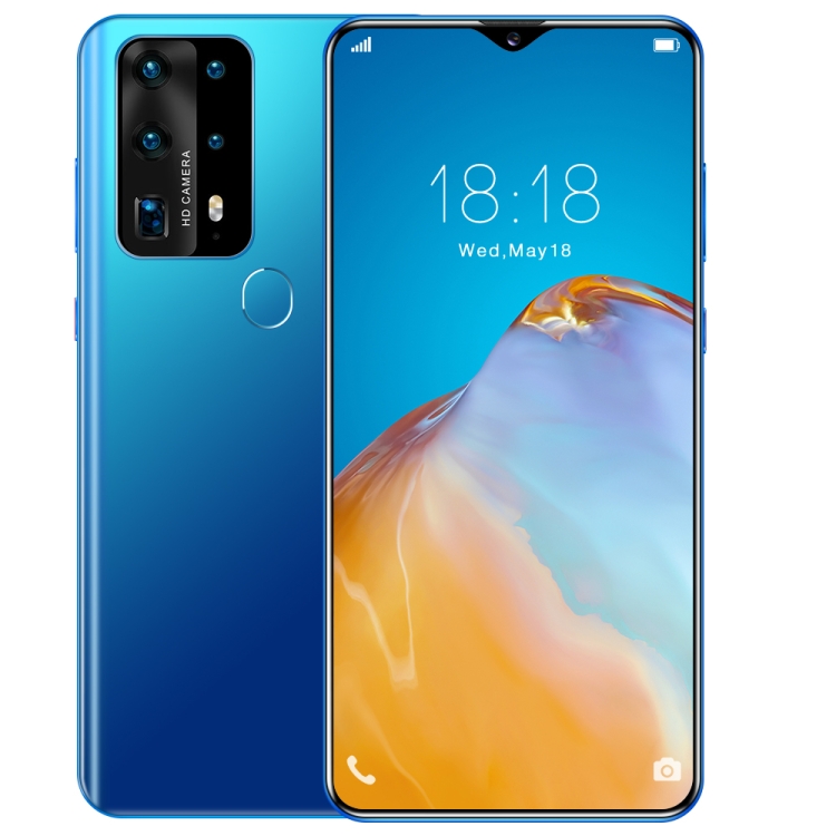 

P40 Plus, 3GB+32GB, Network: 4G, Face ID & Fingerprint Identification, 6.8 inch Dot-notch Screen Android 6.0 MTK6537A Quad Core (Blue)