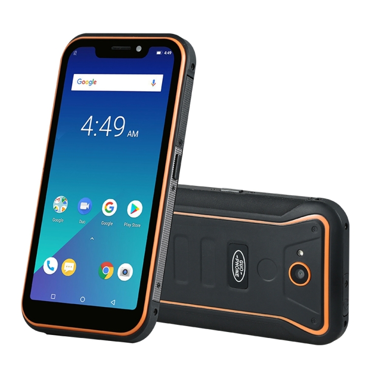 

GUOPHONE U007 Rugged Phone, 2GB+16GB, IP67 Waterproof Dustproof Shockproof, 5000mAh Battery, Fingerprint Identification, 5.5 inch Android 8.1 MTK6739 Quad Core, Network: 4G(Orange)