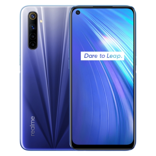 

[HK Warehouse] Realme 6, 64MP Cameras, 4GB+128GB, Global Official Version, Quad Back Cameras, 4300mAh Battery, Side Fingerprint Identification, 6.5 inch Realme UI (Android 10) MediaTek Helio G90T Octa Core up to 2.05GHz, Network: 4G(Blue)