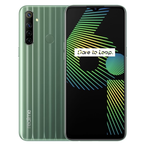 

[HK Warehouse] Realme 6i, 48MP Cameras, 4GB+128GB, Global Official Version, Quad Back Cameras, 5000mAh Battery, Side Fingerprint Identification, 6.5 inch Realme UI (Android 10) MediaTek Helio G80 Octa Core up to 2.0GHz, Network: 4G, NFC(Green)