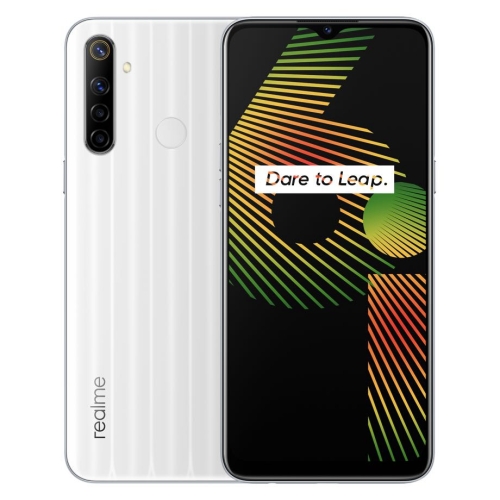 

[HK Warehouse] Realme 6i, 48MP Cameras, 4GB+128GB, Global Official Version, Quad Back Cameras, 5000mAh Battery, Side Fingerprint Identification, 6.5 inch Realme UI (Android 10) MediaTek Helio G80 Octa Core up to 2.0GHz, Network: 4G, NFC(White)