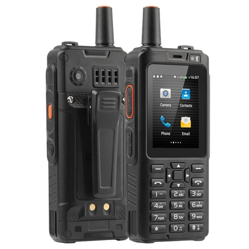 

UNIWA F40 POC Walkie Talkie Rugged Phone, 1GB+8GB, IP65 Waterproof Dustproof Shockproof, 4000mAh Battery, 2.4 inch Android 6.0 MTK6737 Quad Core, Network: 4G, PTT(Black)