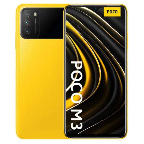 

[HK Warehouse] Xiaomi POCO M3, 48MP Camera, 4GB+64GB, EU Global Official Version, Triple Back Cameras, 6000mAh Battery, Face ID& Fingerprint Identification, 6.53 inch MIUI 12 Android 10 Qualcomm Snapdragon 662 up to 2.0GHz, OTG, Network: 4G, Dual SIM (Yel
