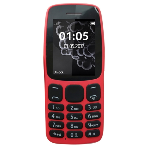 

HAIYU H16 Elder Mobile Phone, 1.8 inch, 1200mAh Battery, 21 Keys, Support Bluetooth, FM, MP3 Player, GSM, Dual SIM(Red)